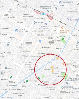 安城・陽貴園地図