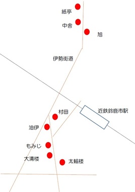 伊勢神戸・赤線地図