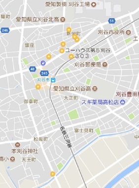 刈谷・地図