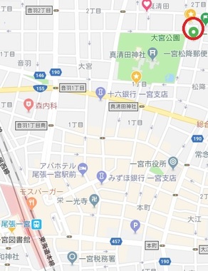 一宮松栄新町新地図